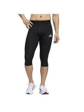 adidas Mens Heat Rdy Warrior Half Tights Black S NWT